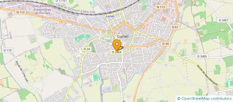 localisation de l'entreprise SARL TRANSPORT GACHON  LUNEL