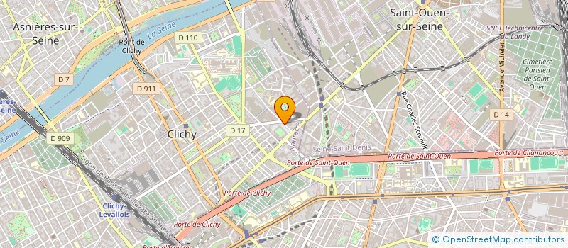 localisation de l'entreprise SARL TRANSPORT GERMAIN à CLICHY