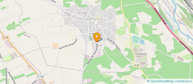 localisation de l'entreprise SARL TRANSPORT LES DEUX A  CABANNES