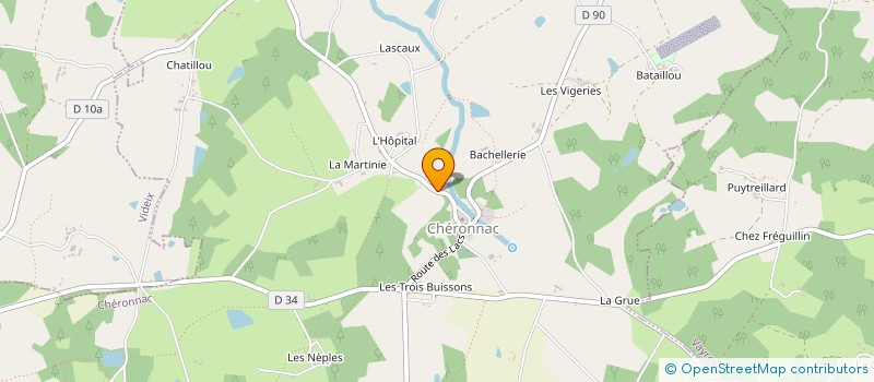 localisation de l'entreprise SARL TRANSPORT TLS à CHERONNAC