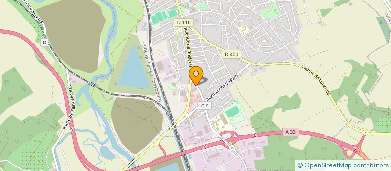 localisation de l'entreprise SARL TRANSPORTS 2000 à DOMBASLE-SUR-MEURTHE