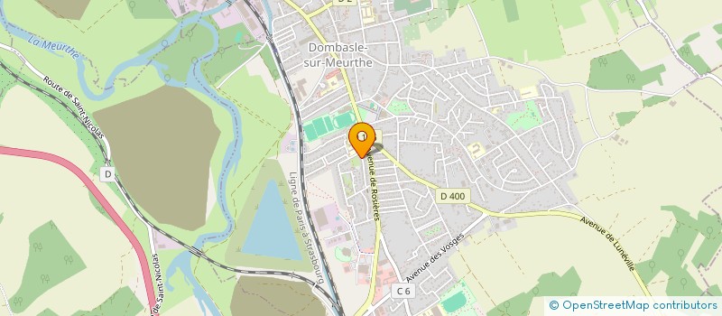 localisation de l'entreprise SARL TRANSPORTS AMAND à DOMBASLE-SUR-MEURTHE