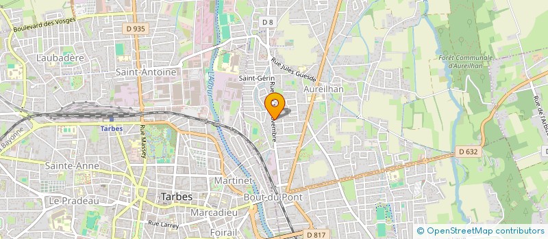 localisation de l'entreprise SARL TRANSPORTS ARAGON ET FILS  AUREILHAN