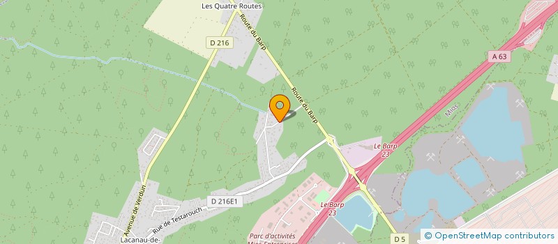 localisation de l'entreprise SARL TRANSPORTS BAILLET à MIOS