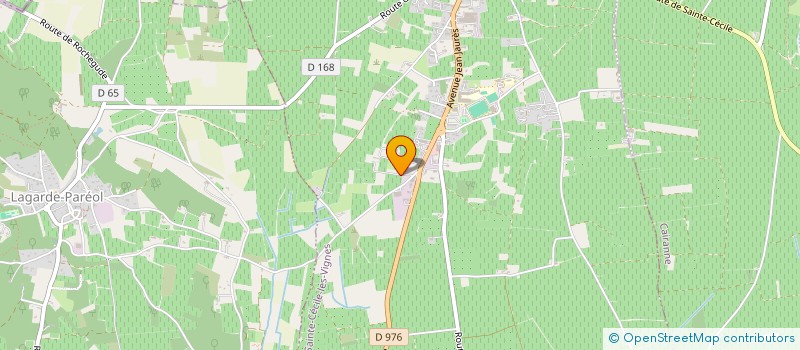 localisation de l'entreprise SARL TRANSPORTS BERTAUT à SAINTE-CECILE-LES-VIGNES