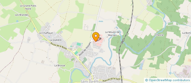 localisation de l'entreprise SARL TRANSPORTS BODET ET FILS  SAINT-VARENT