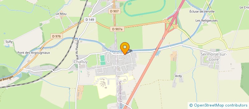 localisation de l'entreprise SARL TRANSPORTS BRYK à SERMOISE-SUR-LOIRE