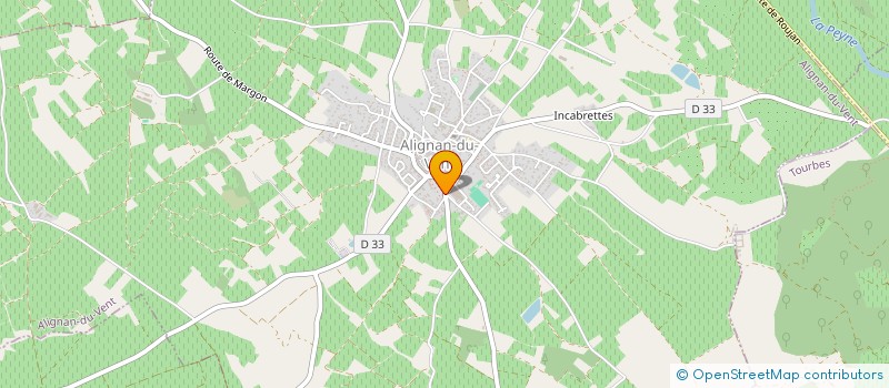 localisation de l'entreprise SARL TRANSPORTS CAUMETTE  COULOBRES