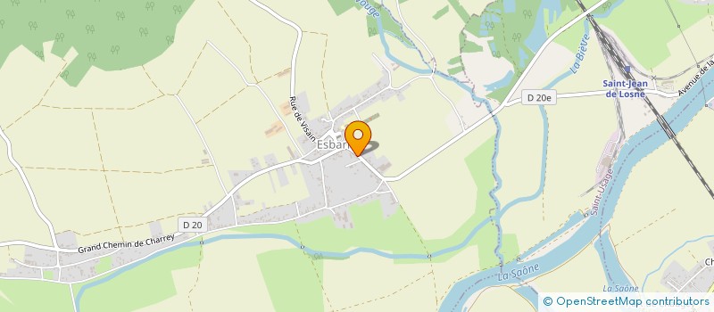 localisation de l'entreprise SARL TRANSPORTS CHATTENET à ESBARRES