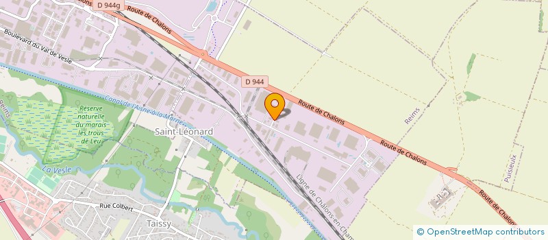 localisation de l'entreprise SARL TRANSPORTS COLLIN  REIMS