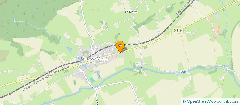 localisation de l'entreprise SARL TRANSPORTS COUANON JEAN MICHEL  ROUESSE-VASSE