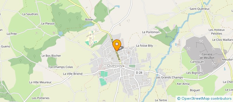 localisation de l'entreprise SARL TRANSPORTS DANIEL  QUESSOY