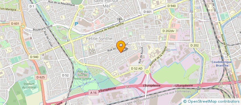 localisation de l'entreprise SARL TRANSPORTS DELPIERRE à DUNKERQUE
