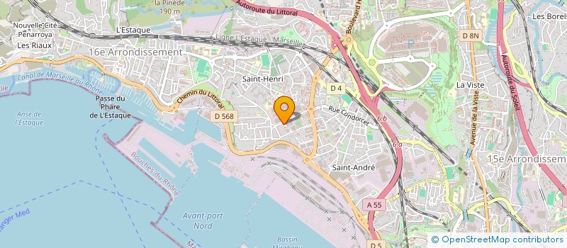 localisation de l'entreprise SARL TRANSPORTS ET DEMENAGEMENTS CIRON à MARSEILLE 16EME