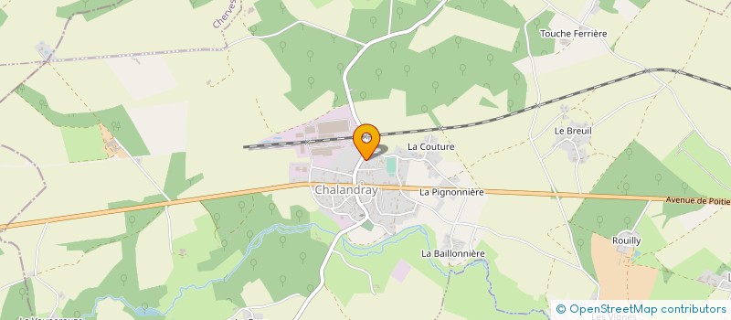 localisation de l'entreprise SARL TRANSPORTS ET LOCATIONS MONTASSIER à CHALANDRAY