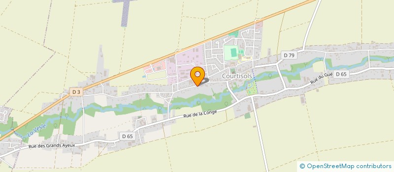 localisation de l'entreprise SARL TRANSPORTS FONTEYNE à COURTISOLS