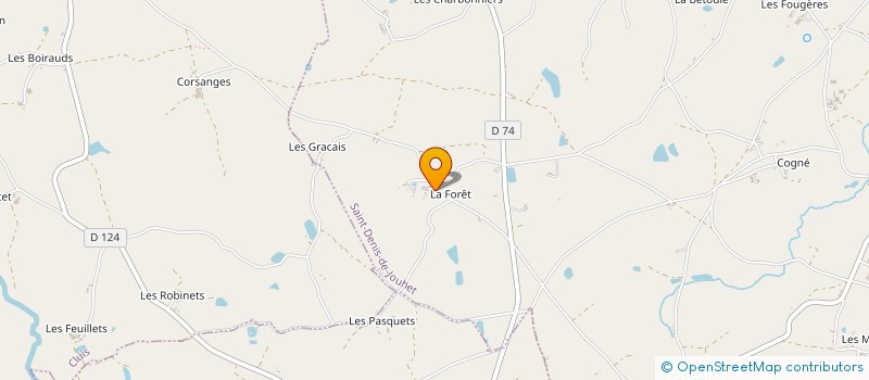 localisation de l'entreprise SARL TRANSPORTS GILLE DELAUNAY à MERS-SUR-INDRE