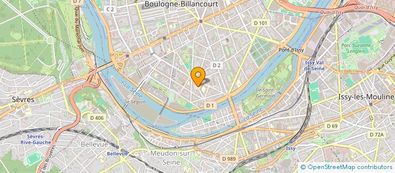 localisation de l'entreprise SARL TRANSPORTS GOWENN à BOULOGNE-BILLANCOURT