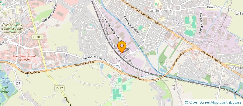 localisation de l'entreprise SARL TRANSPORTS GRASA FRERES  BOE