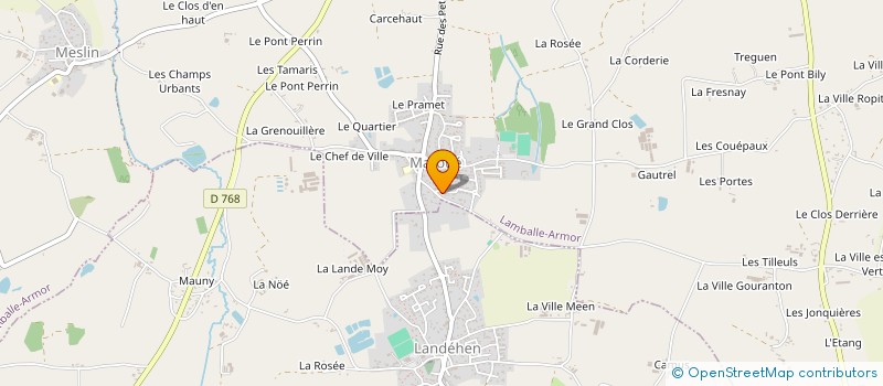 localisation de l'entreprise SARL TRANSPORTS GUILLEMOT à LAMBALLE-ARMOR