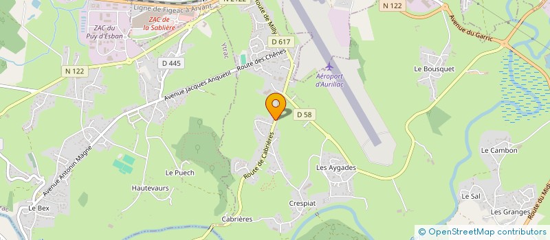 localisation de l'entreprise SARL TRANSPORTS JECA ROLAND à ARPAJON-SUR-CERE