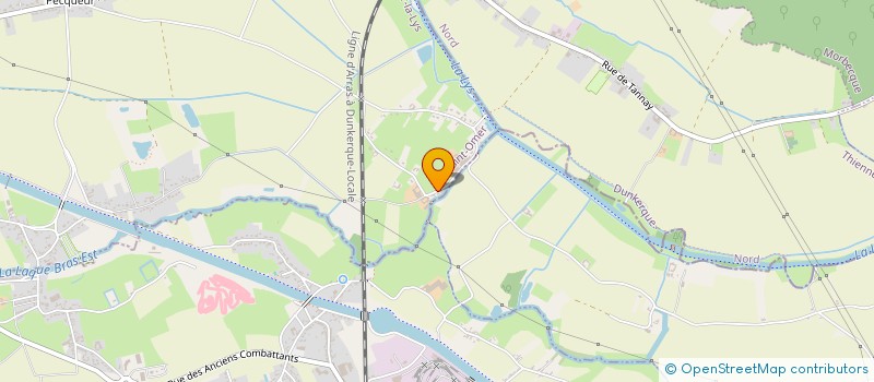 localisation de l'entreprise SARL TRANSPORTS JOSE DUVETTE  AIRE-SUR-LA-LYS