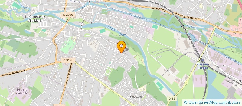 localisation de l'entreprise SARL TRANSPORTS JOSS  VIERZON