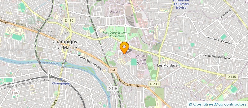 localisation de l'entreprise SARL TRANSPORTS L.D.M EXPRESS à CHAMPIGNY-SUR-MARNE