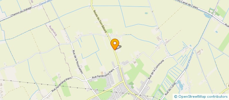 localisation de l'entreprise SARL TRANSPORTS LARDEUR  AUDRUICQ