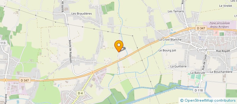localisation de l'entreprise SARL TRANSPORTS LE MENE à LOIRE-AUTHION