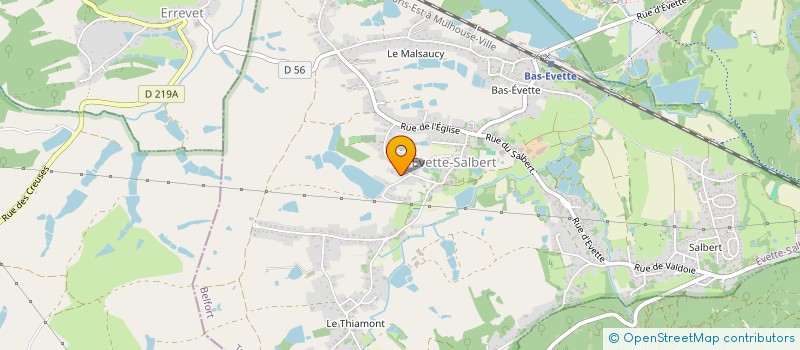 localisation de l'entreprise SARL TRANSPORTS LOCATION PELTIER DENIS à EVETTE-SALBERT