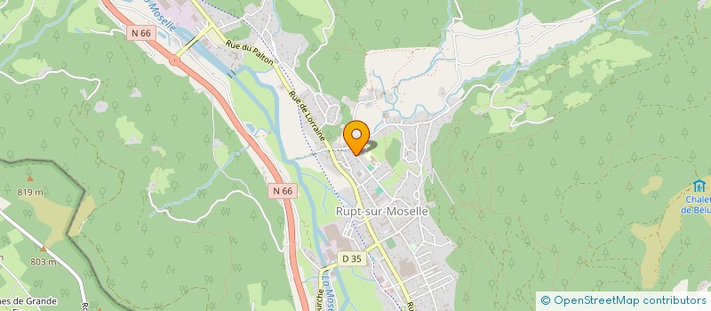 localisation de l'entreprise SARL TRANSPORTS LOUIS à RUPT-SUR-MOSELLE