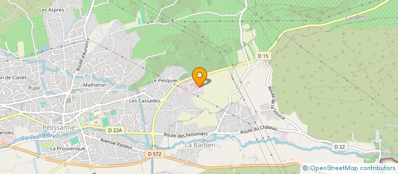 localisation de l'entreprise SARL TRANSPORTS MATERIAUX MILLOIS à PELISSANNE