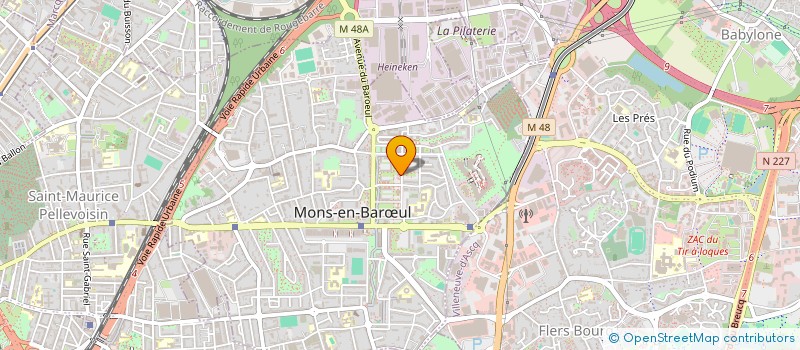 localisation de l'entreprise SARL TRANSPORTS MEZIANE  MONS-EN-BARUL