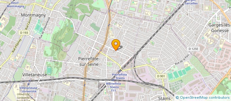 localisation de l'entreprise SARL TRANSPORTS MTX  EPINAY-SUR-SEINE
