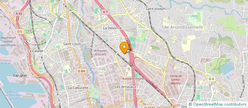 localisation de l'entreprise SARL TRANSPORTS OHAN ERIC à MARSEILLE