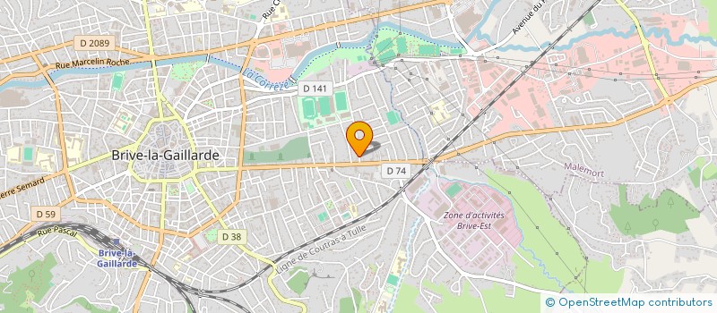 localisation de l'entreprise SARL TRANSPORTS RICHARD à BRIVE-LA-GAILLARDE