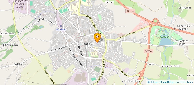 localisation de l'entreprise SARL TRANSPORTS SANDU à LOUDEAC