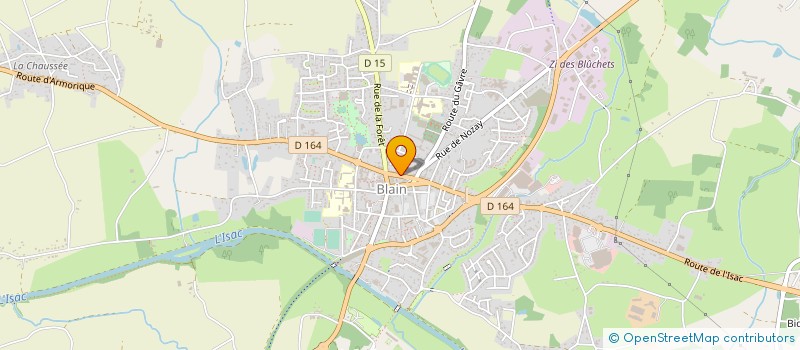 localisation de l'entreprise SARL TRANSPORTS SEZETTRE  FAY-DE-BRETAGNE