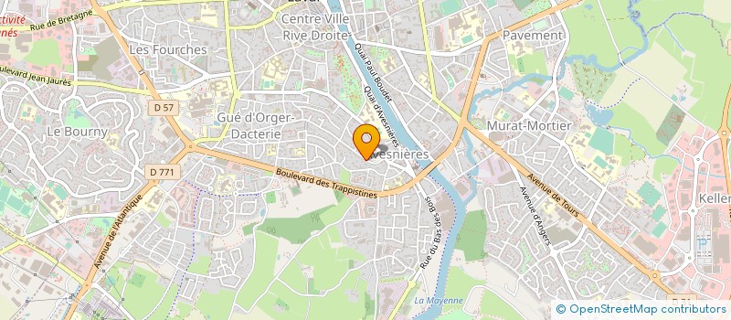 localisation de l'entreprise SARL TRANSPORTS SOLEIL à LAVAL