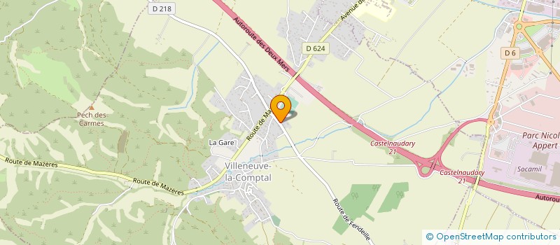 localisation de l'entreprise SARL TRANSPORTS SOULET ET FILS à VILLENEUVE-LA-COMPTAL