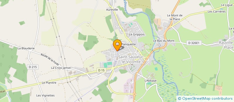 localisation de l'entreprise SARL TRANSPORTS THIVIER à SAINT-SAUVEUR-LE-VICOMTE
