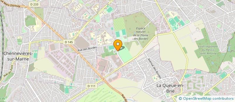 localisation de l'entreprise SARL TRANSPORTS THOMAS  CHENNEVIERES-SUR-MARNE