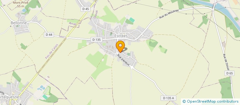 localisation de l'entreprise SARL TRANSPORTS TLJS à ESTREES