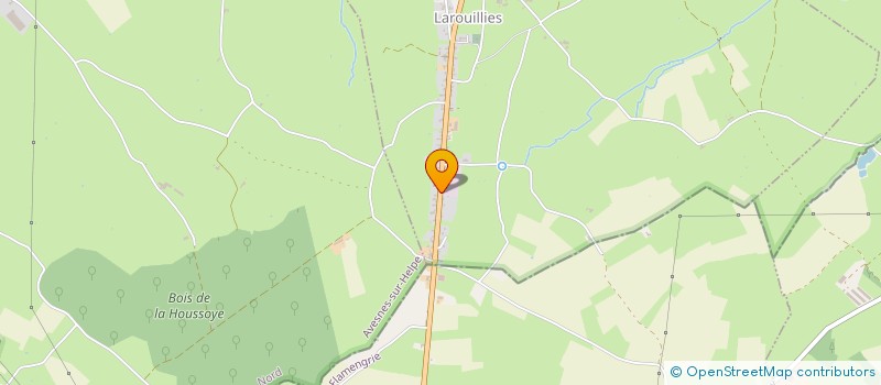 localisation de l'entreprise SARL TRANSPORTS TRIBOUT  LAROUILLIES