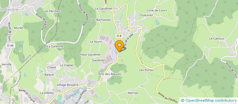localisation de l'entreprise SARL TRANSPORTS VERMOREL à COURS