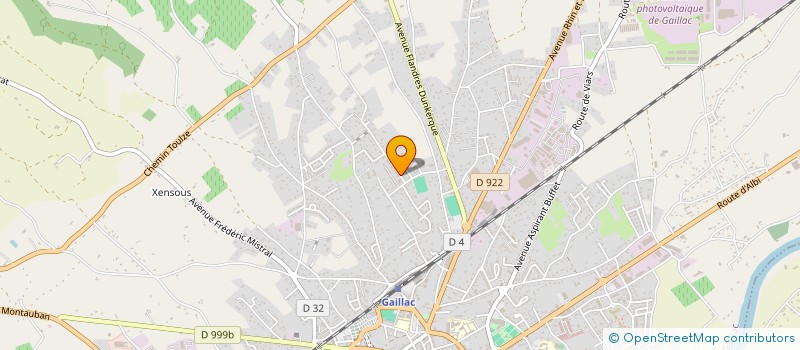 localisation de l'entreprise SARL TRANSPORTS VIALAR à GAILLAC