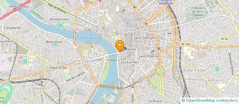 localisation de l'entreprise SARL TRAOUQUES  TOULOUSE
