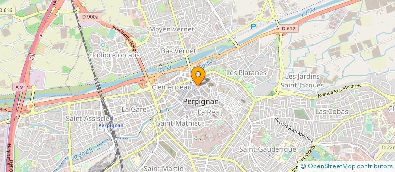 localisation de l'entreprise SARL TRATTORIA à PERPIGNAN