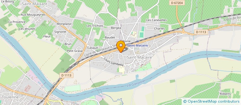 localisation de l'entreprise SARL TRAVONER ALEXYS  SAINT-MACAIRE